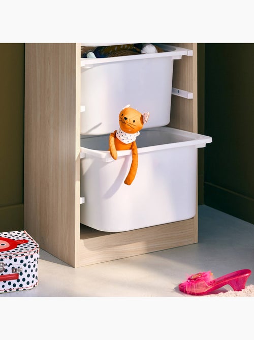 Meuble de rangement enfant 4 bacs de rangement Sora - Kiabi Meuble de rangement enfant 4 bacs de rangement Sora - Kiabi