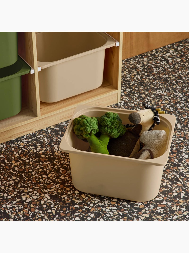 Meuble de rangement enfant 6 bacs de rangement colorés Sora Vert olive - Kiabi