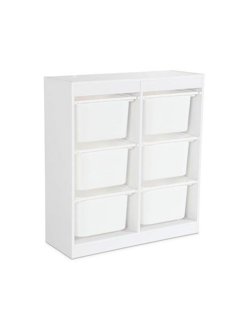 Meuble de rangement enfant 6 bacs de rangement Sora - Kiabi