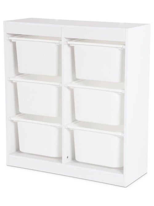 Meuble de rangement enfant 6 bacs de rangement Sora - Kiabi