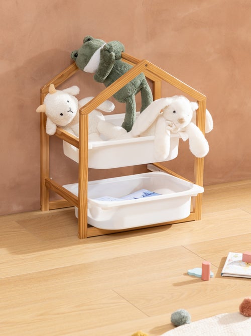 Meuble de rangement enfant avec 2 bacs amovibles - Kiabi