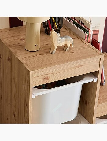 Meuble de rangement enfant escalier 6 bacs de rangement Sora