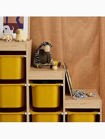 Meuble de rangement enfant escalier 6 bacs de rangement Sora