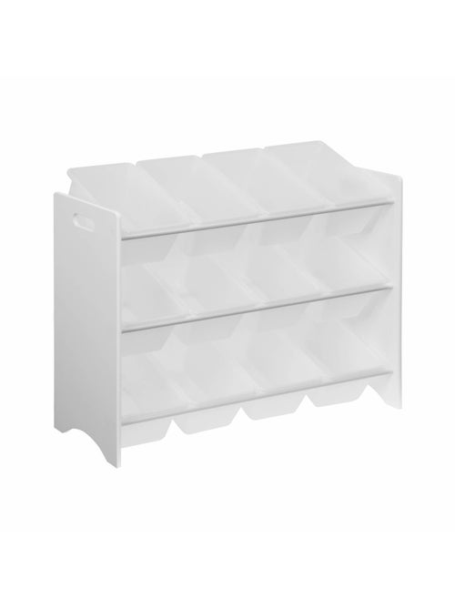 Meuble de rangement jouet 12 casiers Tobias - Kiabi