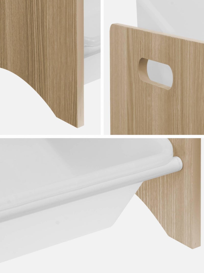 Meuble de rangement jouet 6 casiers Tobias Marron - Kiabi