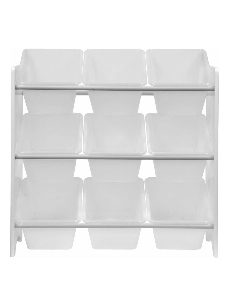 Meuble de rangement jouet 9 casiers Tobias Blanc - Kiabi