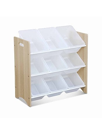 Meuble de rangement jouet 9 casiers Tobias