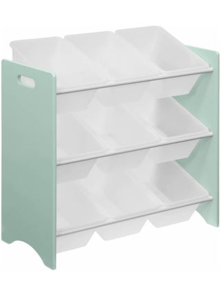 Meuble de rangement jouet 9 casiers Tobias