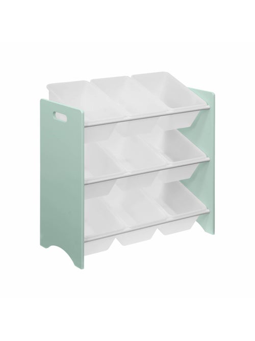 Meuble de rangement jouet 9 casiers Tobias - Kiabi Meuble de rangement jouet 9 casiers Tobias - Kiabi