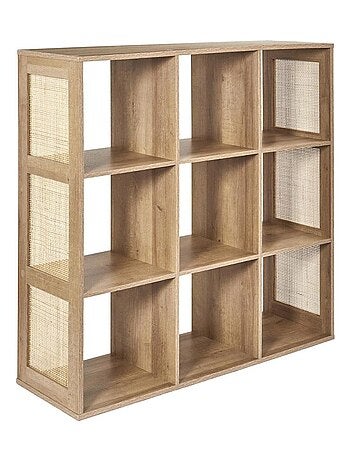 Meuble de rangement modulable 9 cases Bali