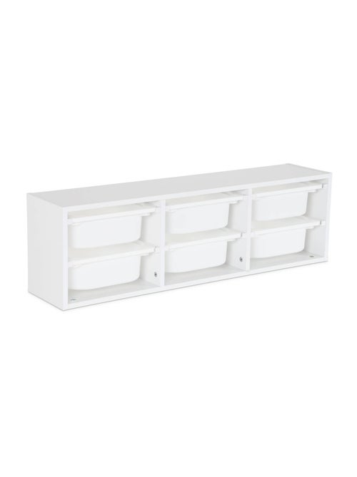 Meuble de rangement pour enfant 6 bacs de rangement Sora - Kiabi Meuble de rangement pour enfant 6 bacs de rangement Sora - Kiabi