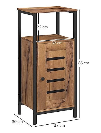 Meuble de rangement salle de bain style industriel