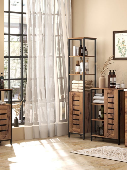 Meuble de rangement salle de bain style industriel - Kiabi