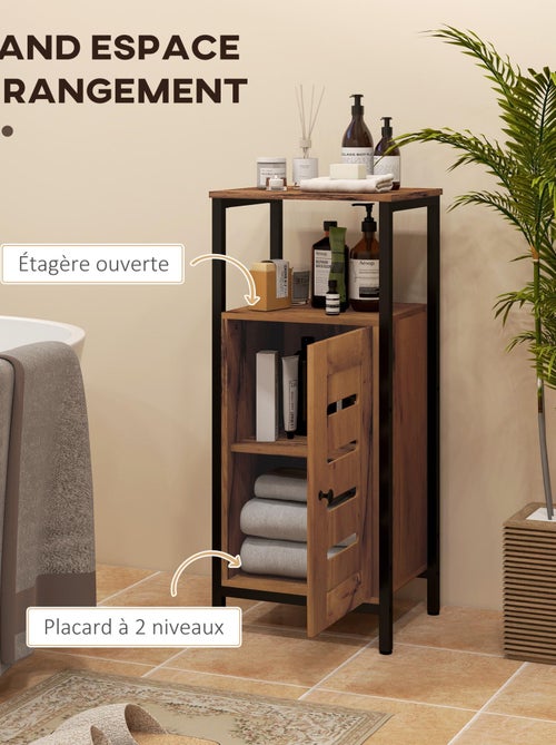 Meuble de rangement salle de bain style industriel - Kiabi