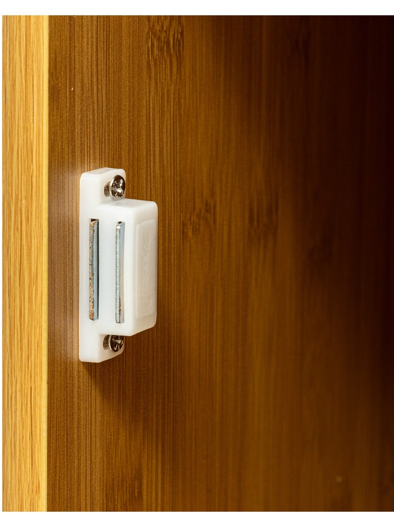 Meuble de salle de bain en bambou SICELA Marron - Kiabi