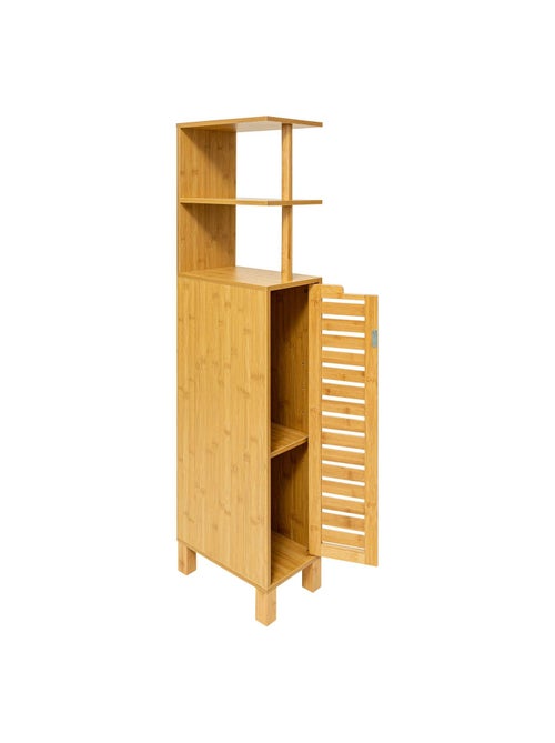 Meuble de WC en bambou SICELA - Marron - Kiabi