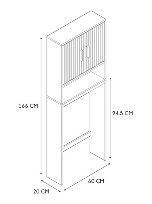 Meuble de WC KLAUS - Kiabi
