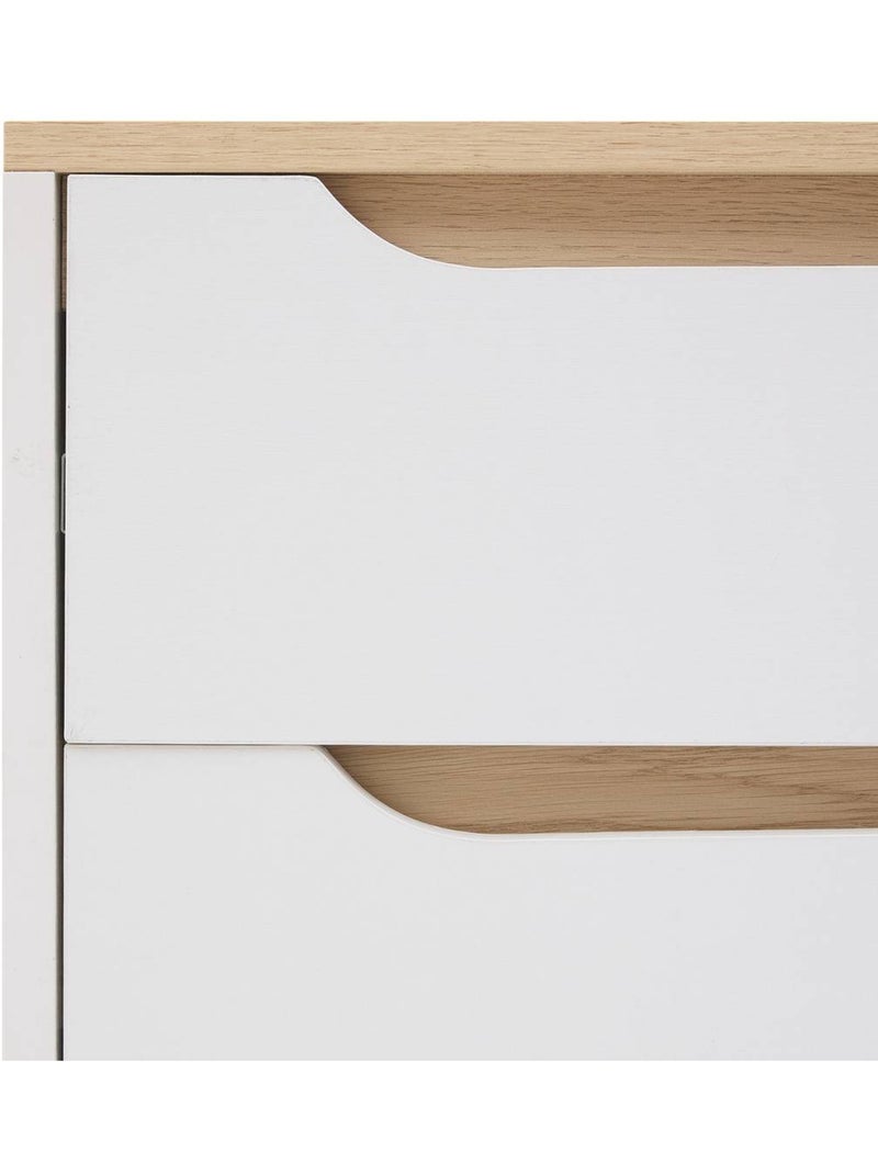 Meuble d'entrée rectangulaire LUMA Blanc - Kiabi