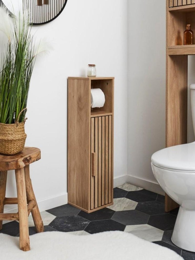 Meuble dérouleur à papier WC Klaus Beige - Kiabi