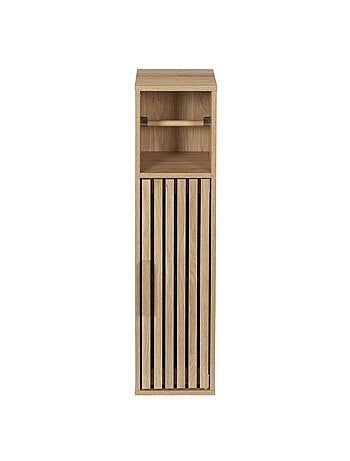 Meuble dérouleur de papier toilette Saulk - Marron