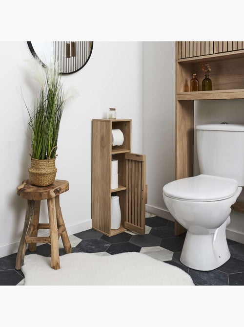 Meuble dérouleur de papier toilette Saulk - Marron - Kiabi