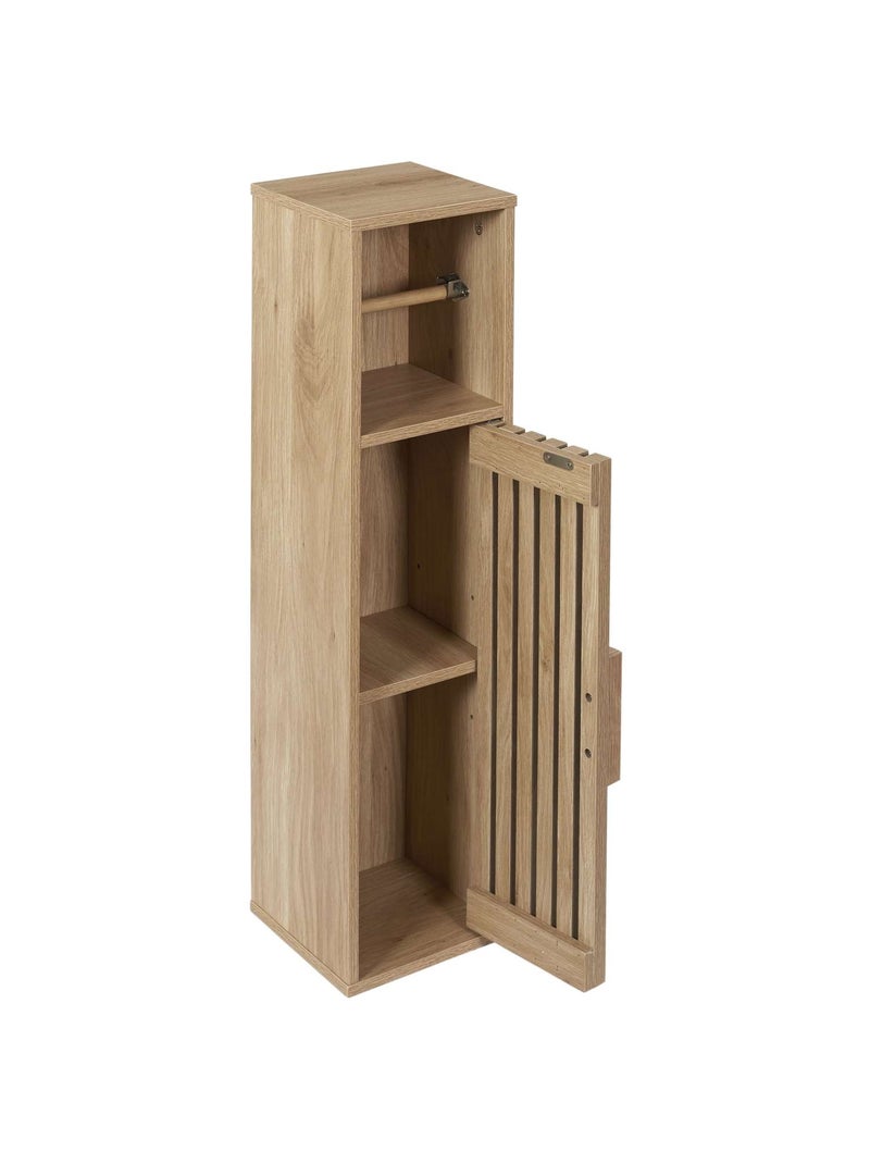 Meuble dérouleur de papier toilette Saulk - Marron Marron - Kiabi