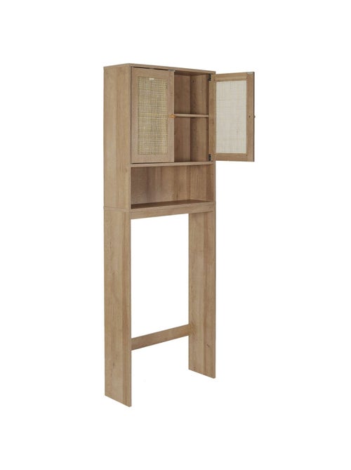 Meuble dessus WC Bali en cannage - Marron - Kiabi