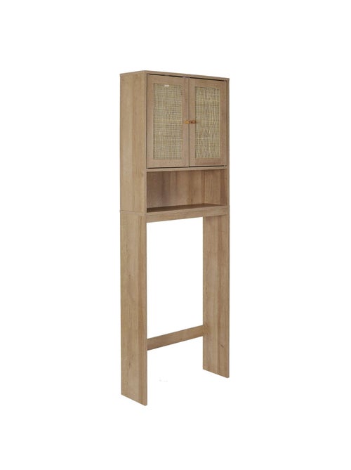 Meuble dessus WC Bali en cannage - Marron - Kiabi