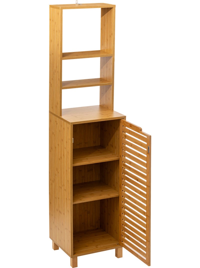 Meuble étagère 1 porte SICELA Marron - Kiabi
