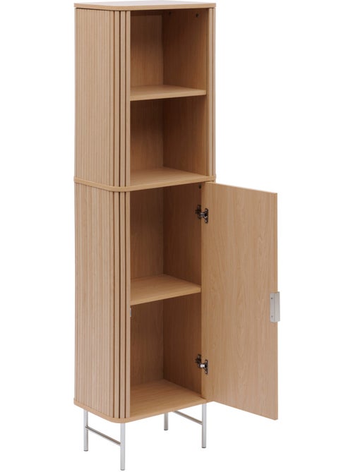 Meuble haut de salle de bain 1 porte LIORA - Kiabi Meuble haut de salle de bain 1 porte LIORA - Kiabi