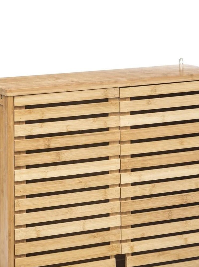 Meuble haut de salle de bain Sicela bambou Beige - Kiabi