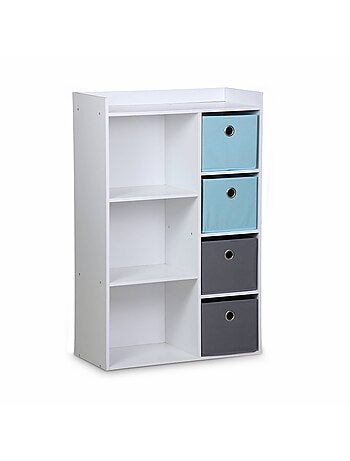 Meuble rangement enfant 4 paniers Camille