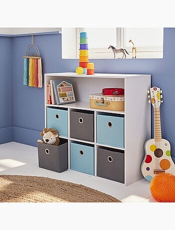 Meuble rangement enfant 6 paniers Camille
