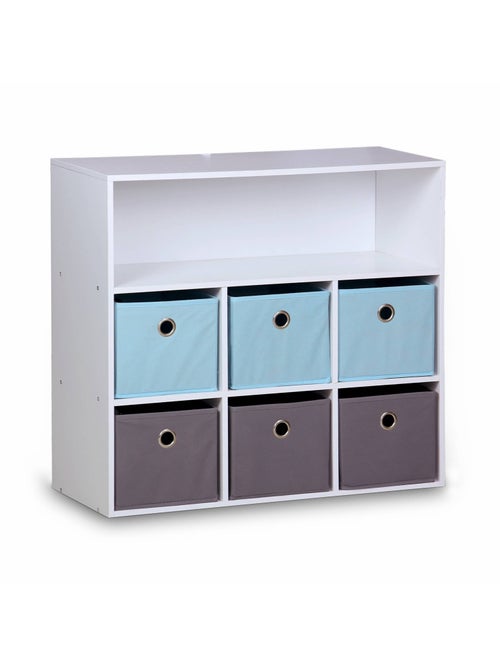 Meuble rangement enfant 6 paniers Camille - Kiabi