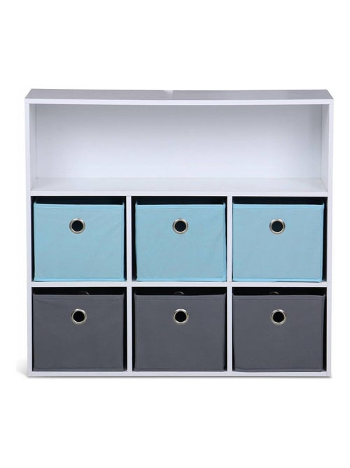 Meuble rangement enfant 6 paniers Camille - Kiabi