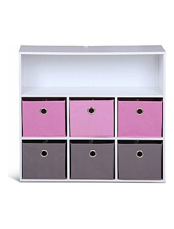 Meuble rangement enfant 6 paniers Camille