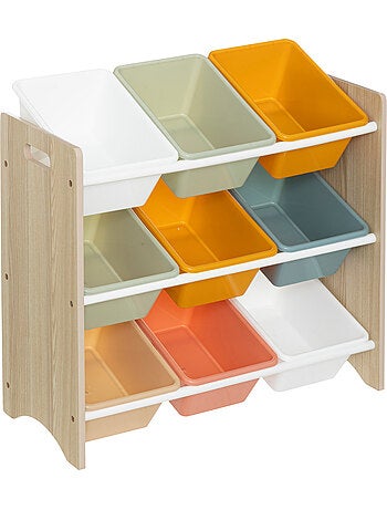 Meuble rangement enfant "Iduna" 60x64cm multicolore