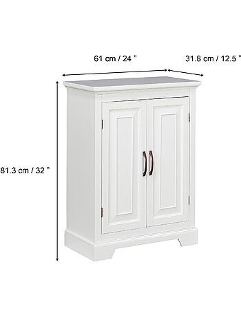 Meuble salle de bain sur pied, 81cm