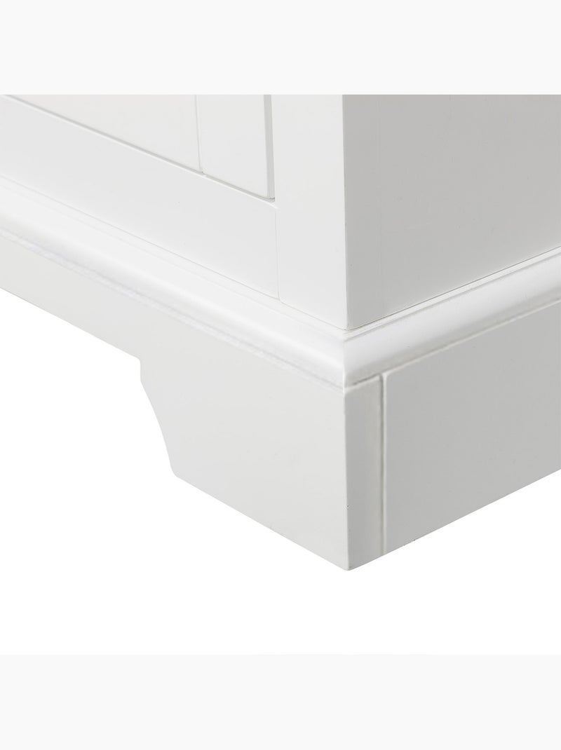 Meuble salle de bain sur pied, 81cm Blanc - Kiabi