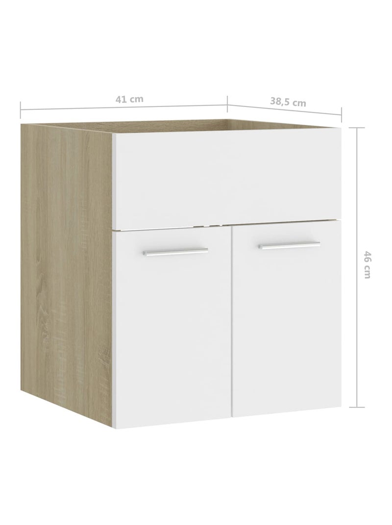 Meuble sous lavabo Blanc - Kiabi