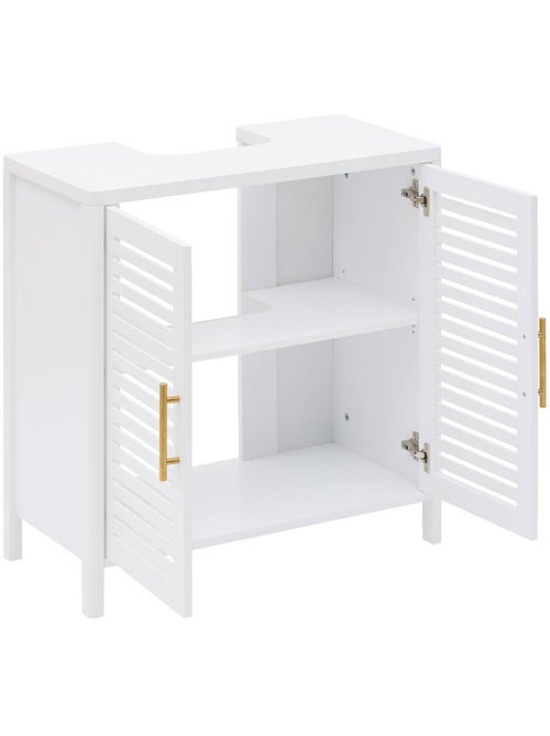 Meuble sous-lavabo carré avec portes orea - Kiabi