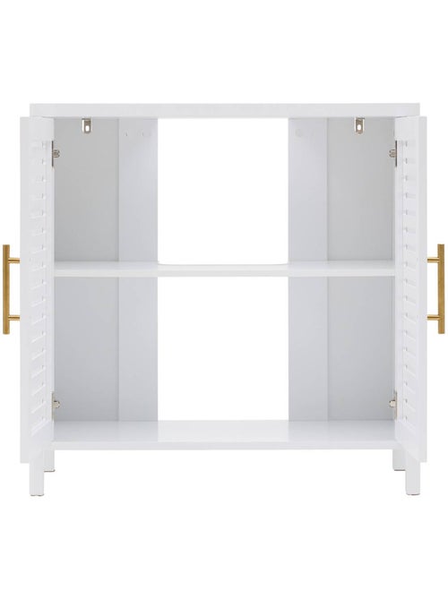 Meuble sous-lavabo carré avec portes orea - Kiabi