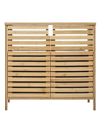 Meuble sous lavabo pour salle de bain Sicela bambou