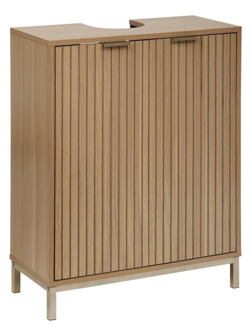 Meuble sous lavabo pour salle de bain TASSO Beige - Kiabi