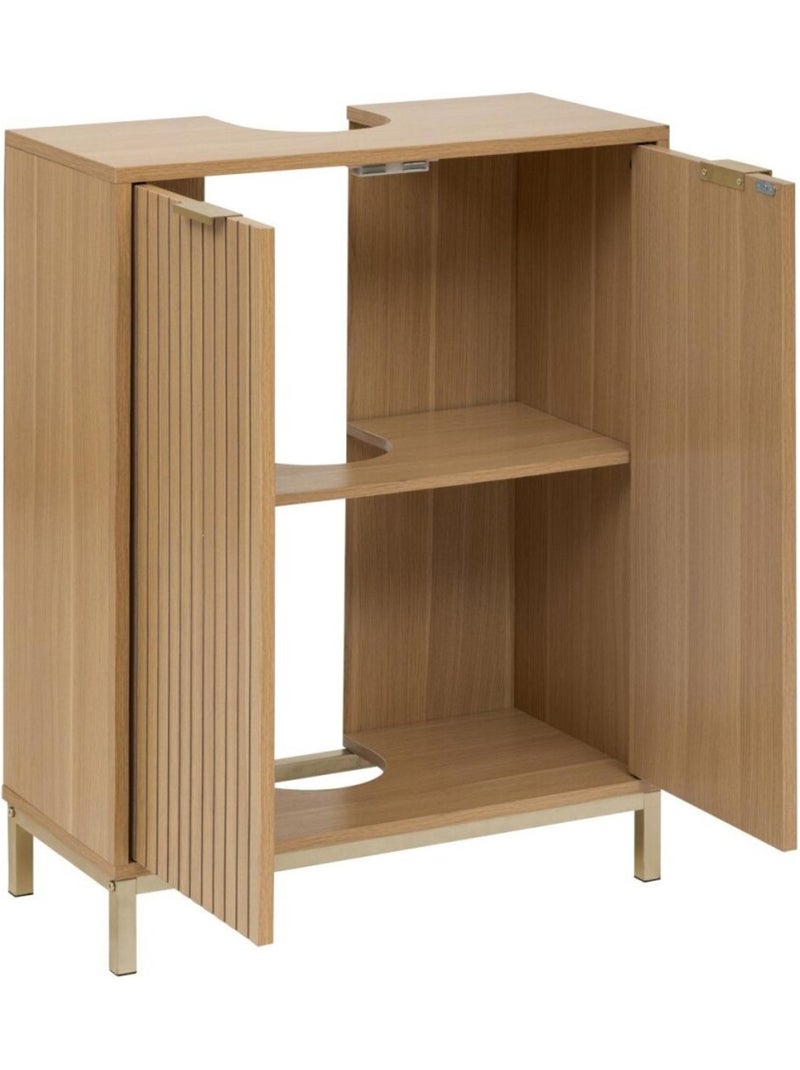 Meuble sous lavabo pour salle de bain TASSO Beige - Kiabi