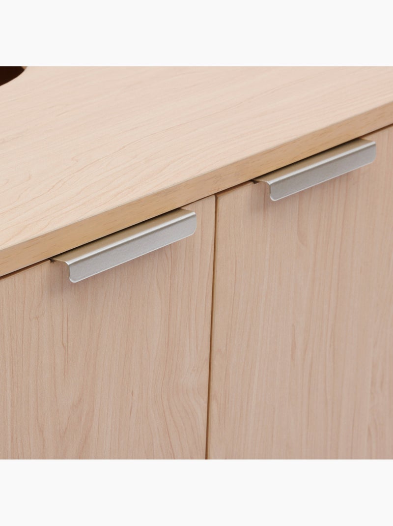 Meuble sous vasque 2 portes LIORA Beige - Kiabi