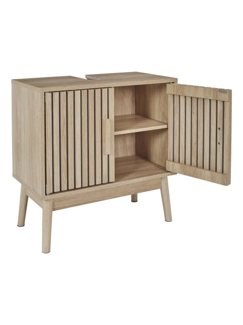 Meuble sous vasque KLAUS Beige - Kiabi