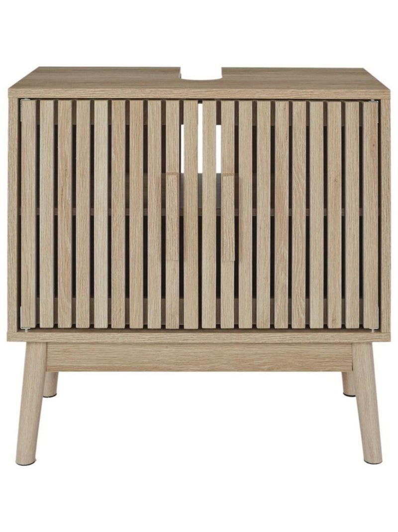 Meuble sous vasque KLAUS Beige - Kiabi