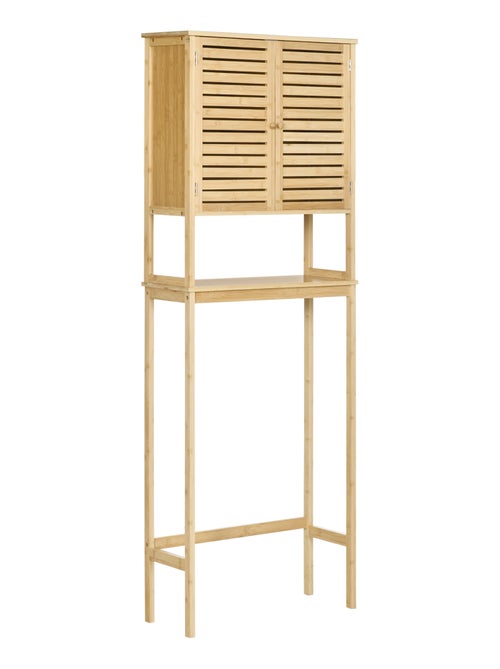 Meuble WC meuble dessus toilettes style cosy bambou - Kiabi