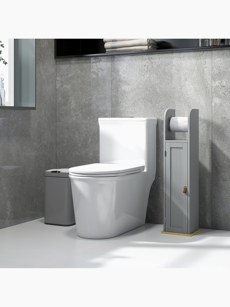 Meuble wc support papier toilette - porte-papier toilette Gris - Kiabi